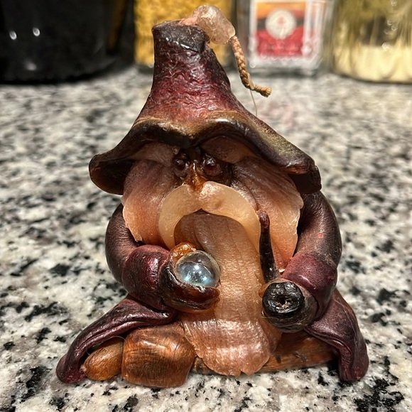 🧙🏽‍♂️WATERCOURSE WAX WORKS WIZARD TRULLS VINTAGE 1975🕯️CANDLE BY RICK BEDORE - Picture 3 of 16